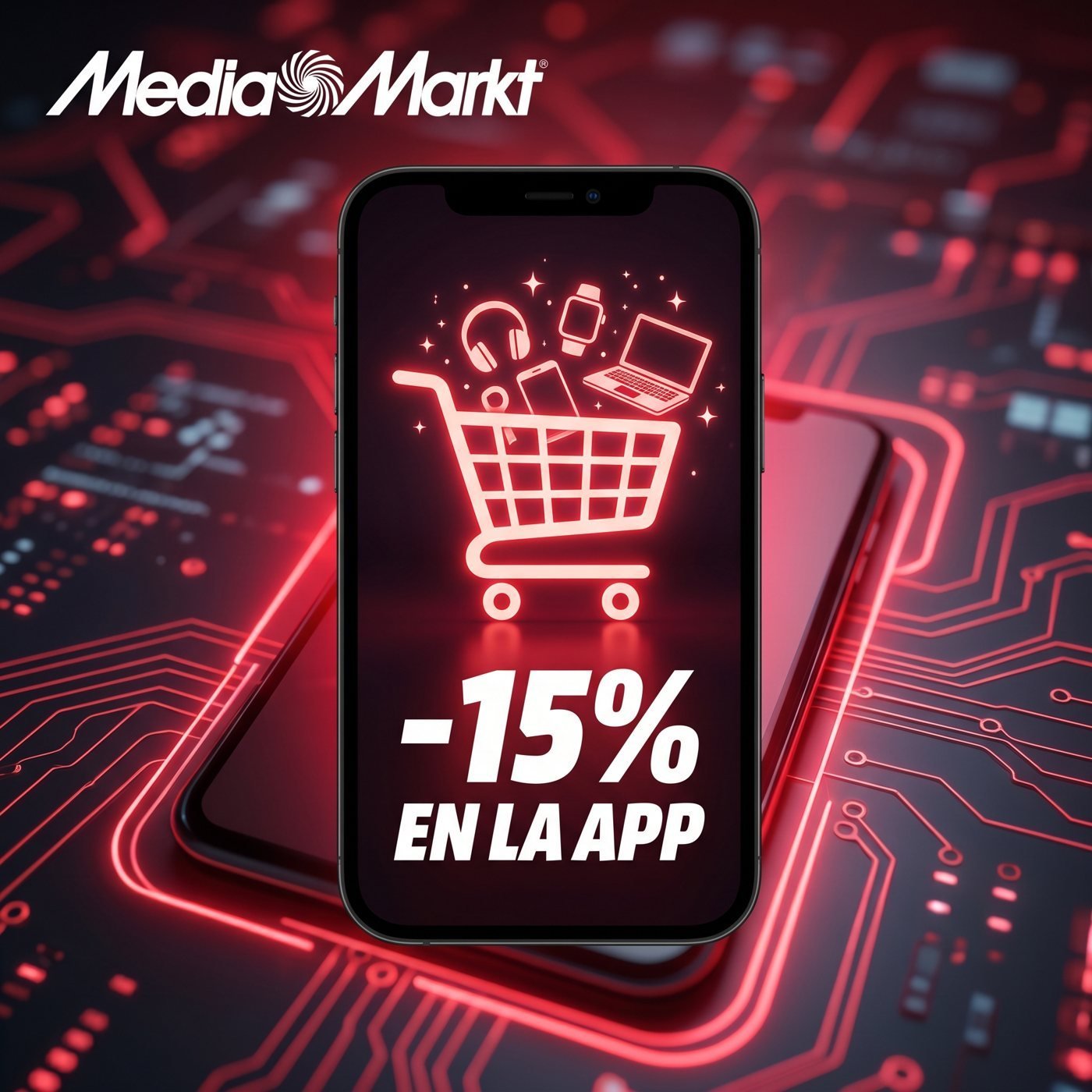-15% desde la APP de MediaMarkt