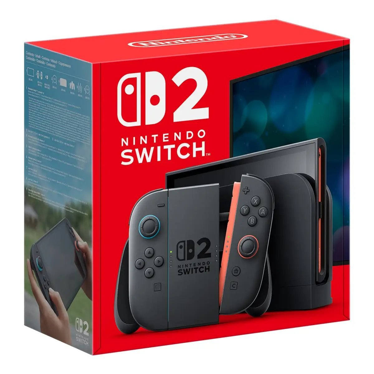 Caja de la consola Nintendo Switch 2
