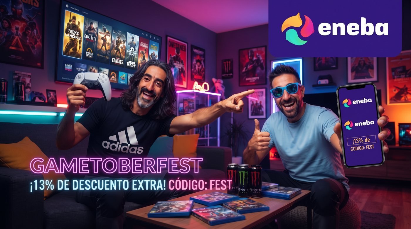 GAMETOBERFEST: CÓDIGO DE DESCUENTO ENEBA -13%